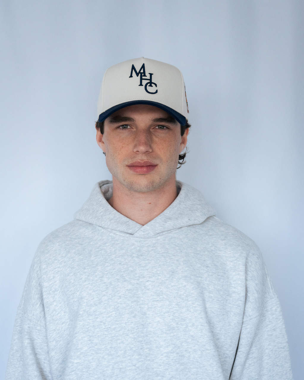 MHC Snapback | Cream & Navy