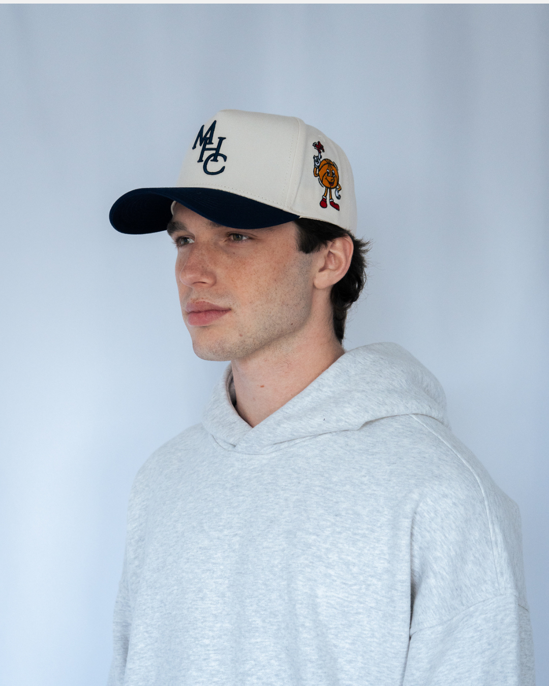 MHC Snapback | Cream & Navy