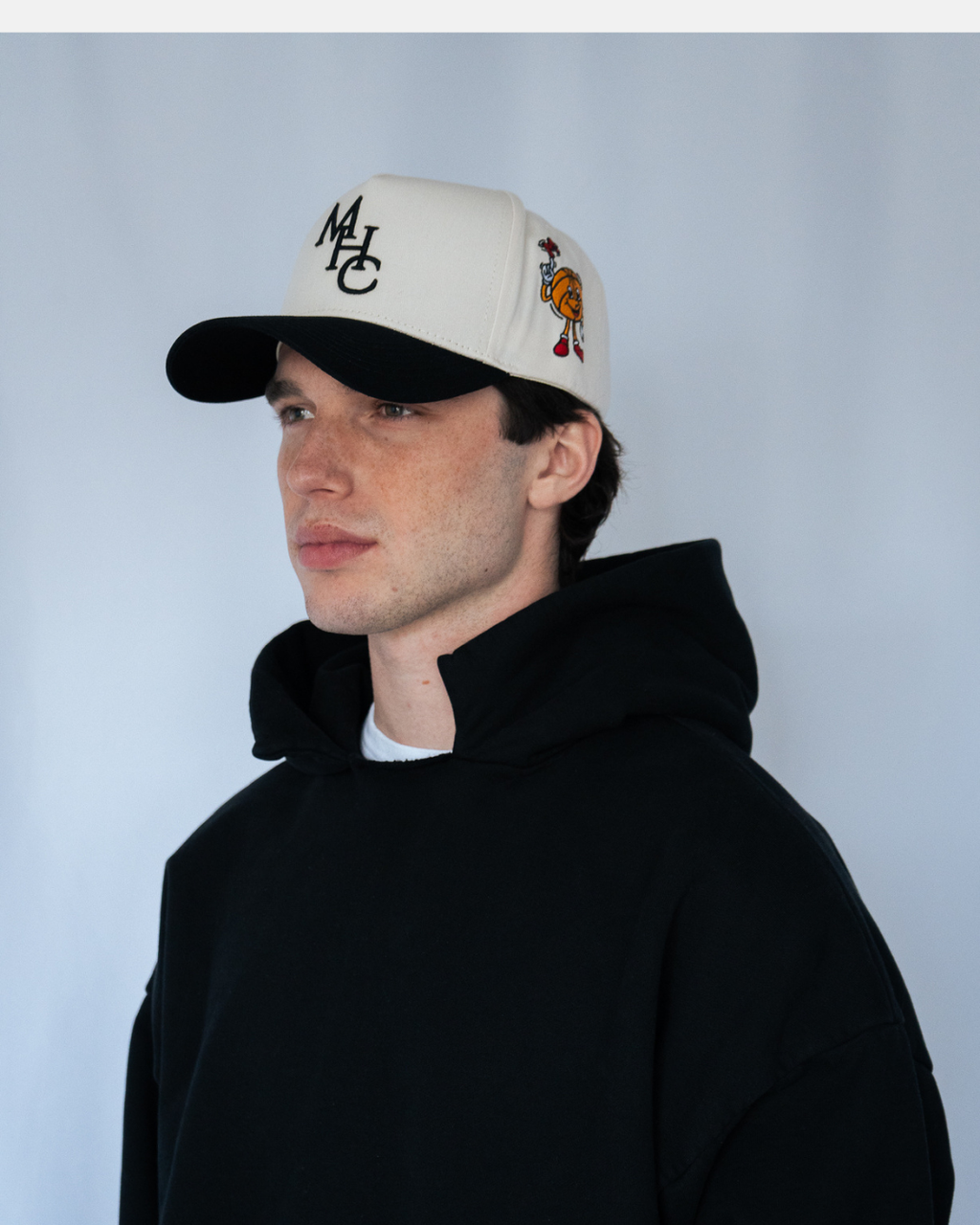 MHC Snapback | Cream & Black