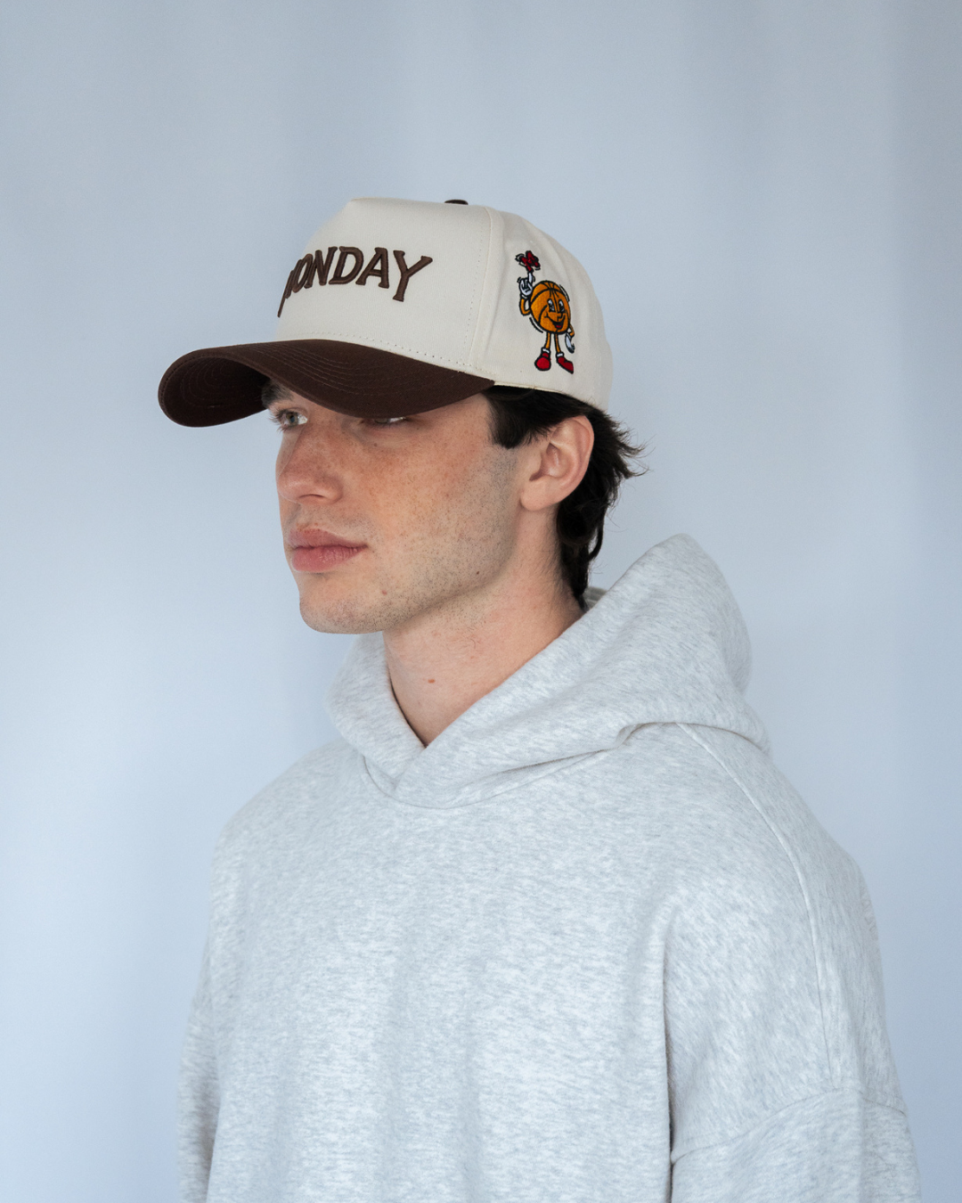 Monday x Jade Snapback | Cream & Espresso