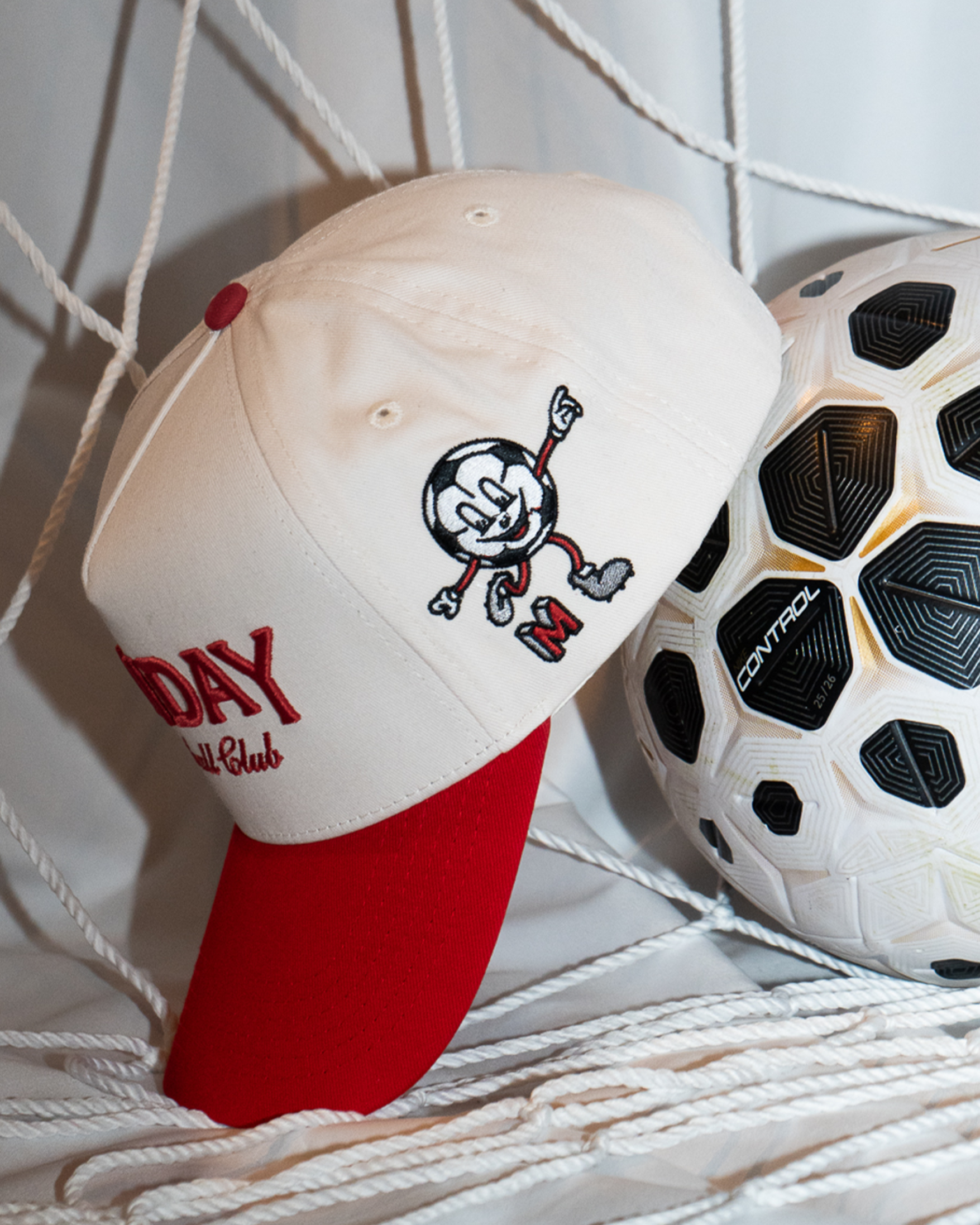 Limited Edition: Monday Football Club | Cream & Red