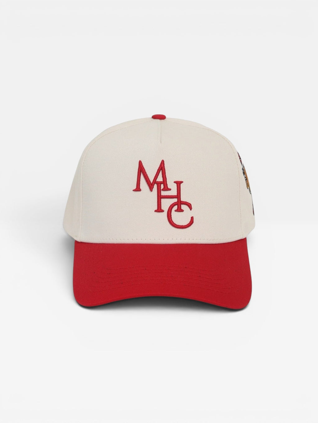 MHC Snapback | Cream & Red