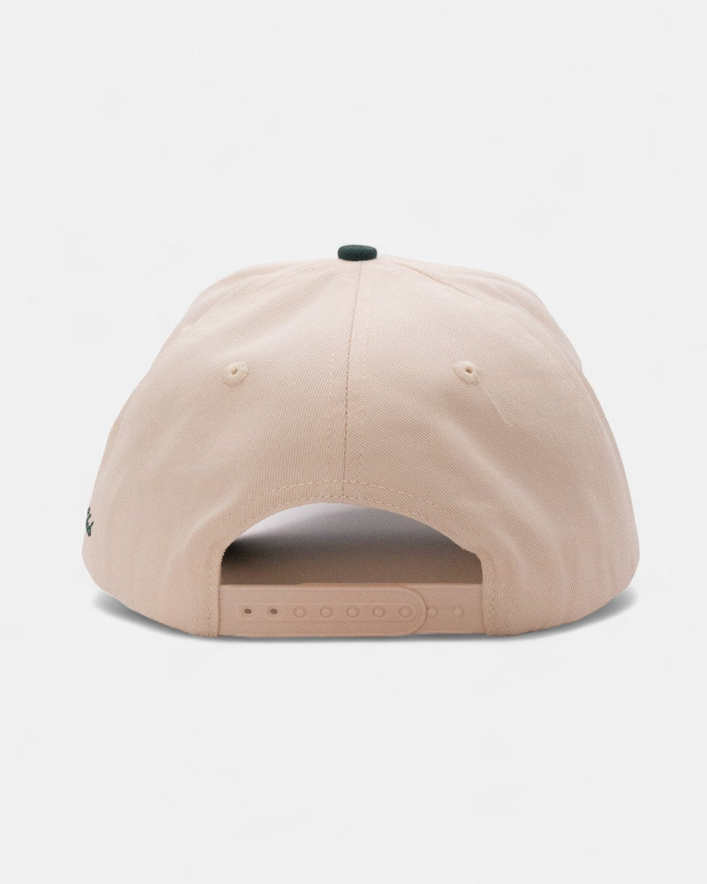 MHC Script Snapback | Cream & Vintage Green