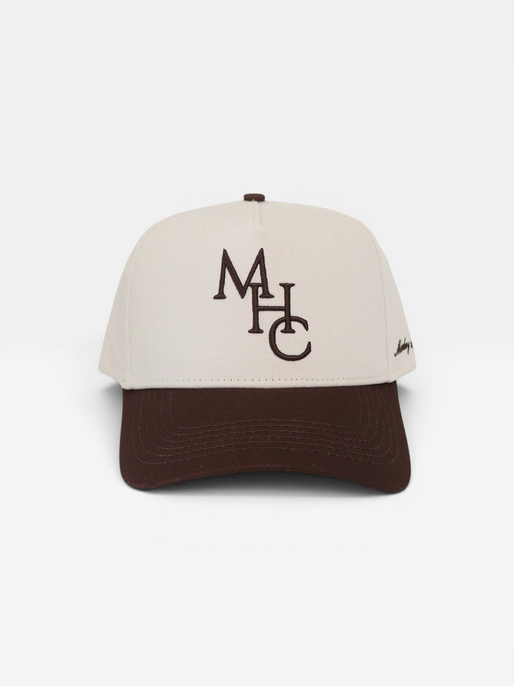 MHC x Jade Snapback | Cream & Espresso
