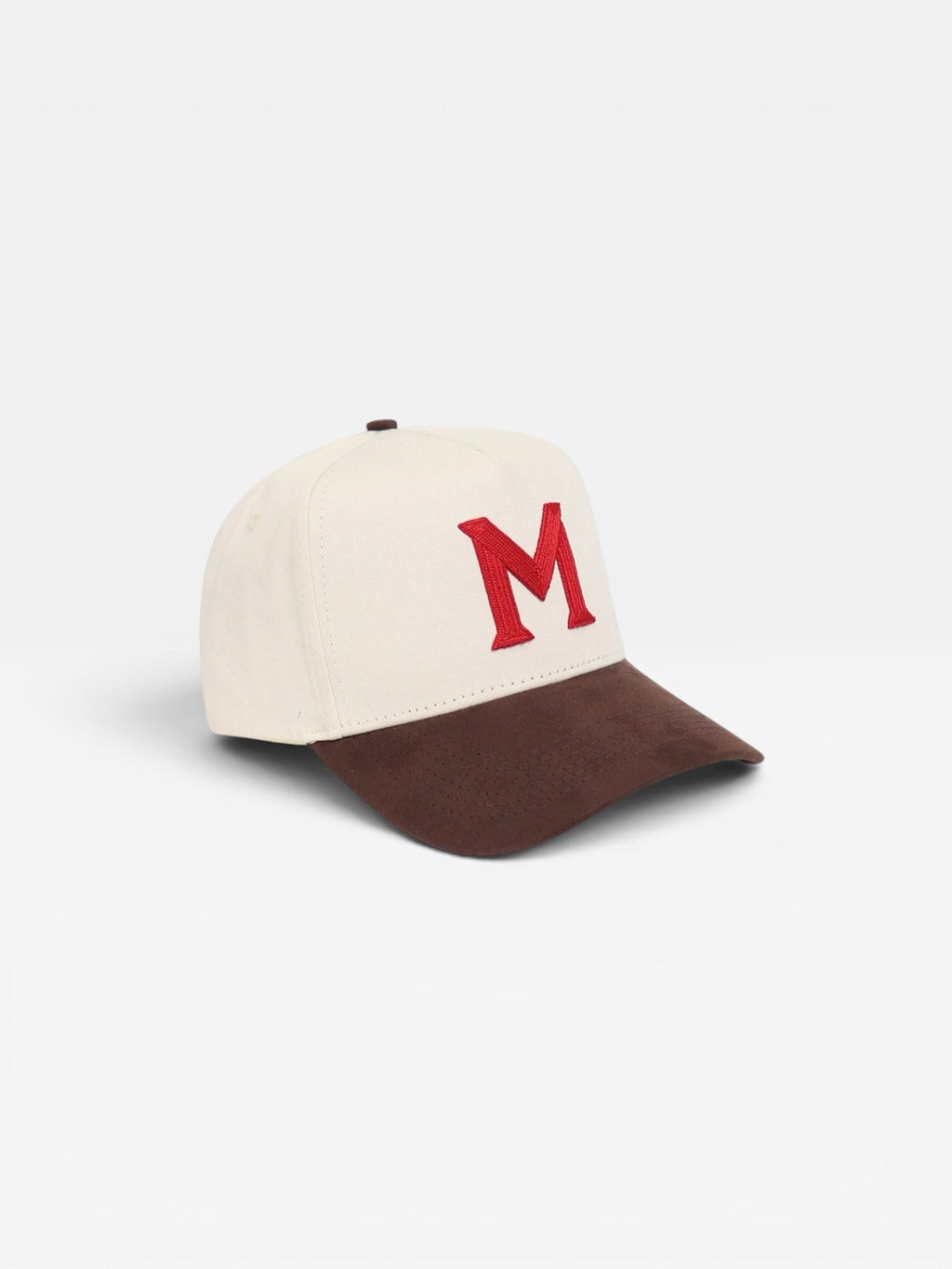 M by Monday Suede Strapback | Saddle